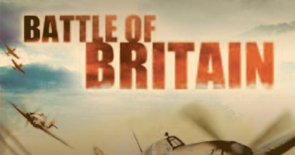 Poster for ANZAC Day Movie Night showing the film Battle of Britain. Event details, sponsors, raffle prizes, and donor names are listed over an image of WWII aircraft in flight.